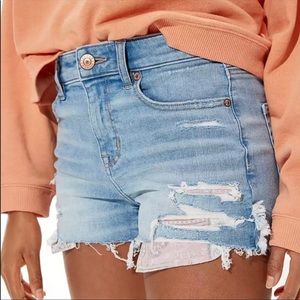 American Eagle NE(X)T LEVEL FLEX HIGH
WAISTED DENIM SHORTS